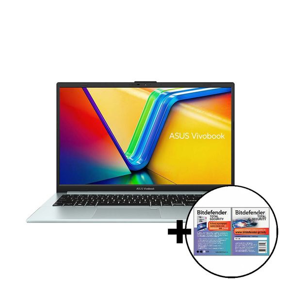 Asus Vivobook Go 15 E1504FA-BQ521W R5-7520U/16GB/512GB &amp Bitdefender Total Security Laptop