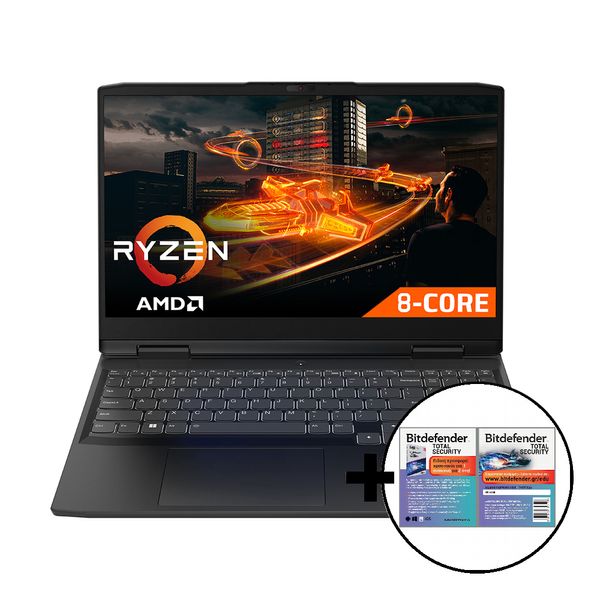 Lenovo IdeaPad Gaming 3 15ARH7 R7-7735HS/16GB/512GB RTX 4050 6GB &amp Bitdefender Total Security Laptop