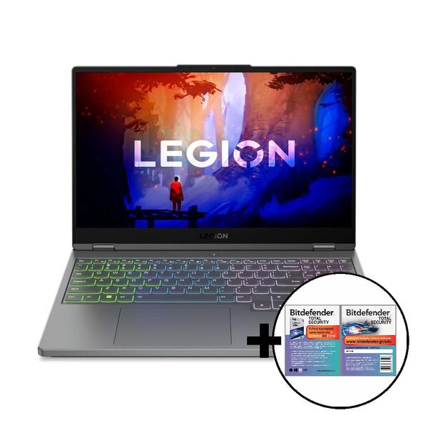Lenovo Legion 5 15ARH7H R7-6800H/16GB/512GB RTX 3060 6GB &amp Bitdefender Total Security Laptop