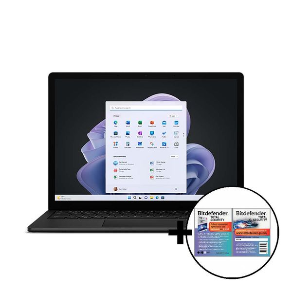 Microsoft Surface Laptop 5 i5-1235U/8GB/512GB Black &amp Bitdefender Total Security