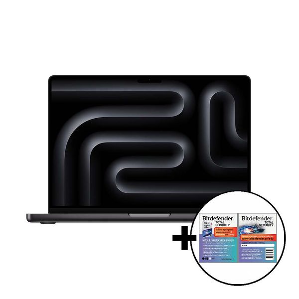 Apple MacBook Max 14 M4 Max 14-Core/36GB/1TB/32-Core GPU Space Black &amp Bitdefender Total Security Laptop