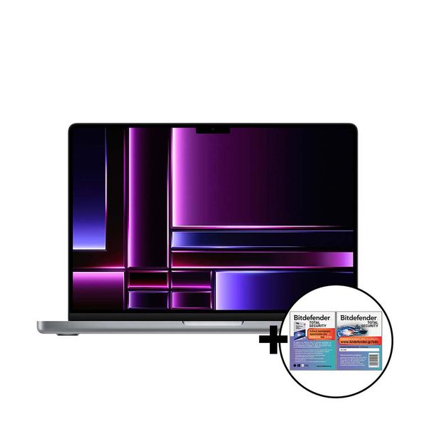 Apple MacBook Pro 14 M2 Pro 10-Core/16GB/512GB/16-Core GPU Space Gray &amp Bitdefender Total Security Laptop