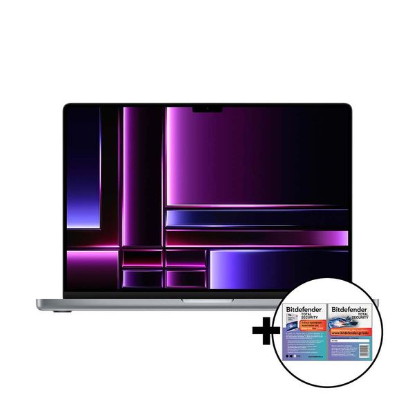 Apple MacBook Pro 16 M2 Pro 12-Core/16GB/512GB/19-core GPU Space Gray &amp Bitdefender Total Security Laptop