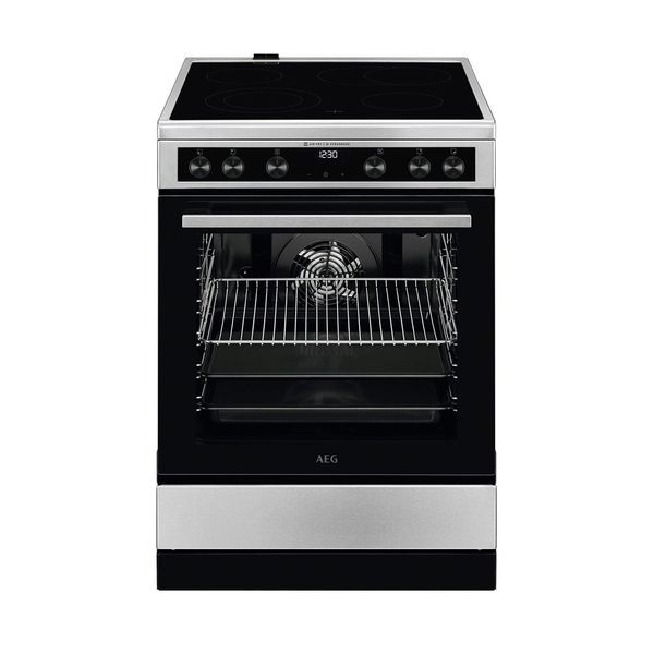 AEG CCB6648BBM Inox Κουζίνα Κεραμική