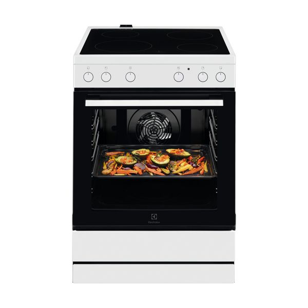 Electrolux LKR62000BW White Κουζίνα Κεραμική