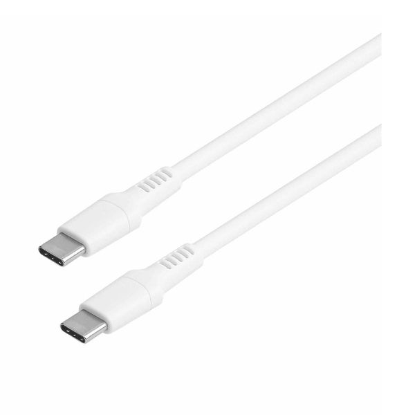 Sandstrom USB-C σε USB-C 1m Λευκό Καλώδιο