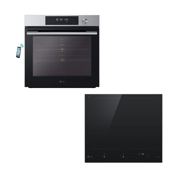 LG WSED7612S & CBIZ2437B Inox Σετ Εντοιχιζόμενο