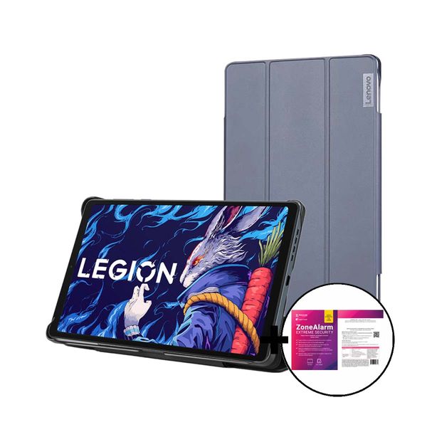 Lenovo Legion 12GB/256GB Wi-Fi + Original Book Cover Case &amp ZoneAlarm Extreme Security Tablet
