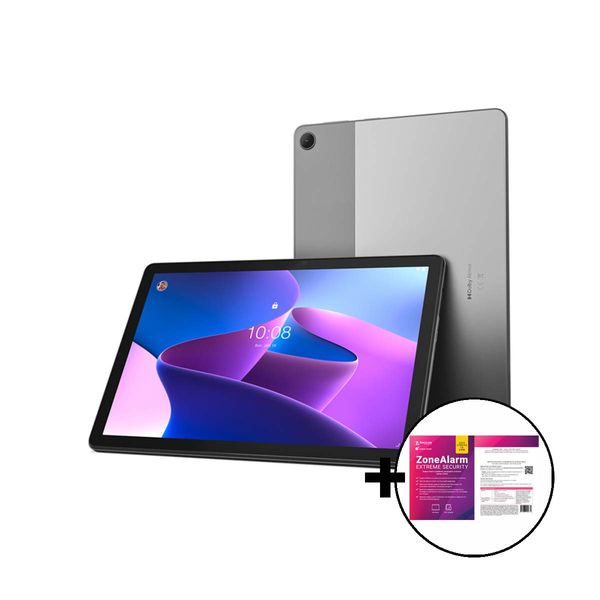 Lenovo Tab M10 3rd Gen 3/32GB Wi-Fi Gray &amp ZoneAlarm Extreme Security Tablet