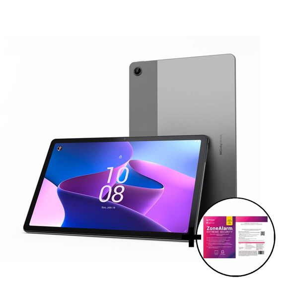 Lenovo M10 Plus Gen 3 4GB/128GB WiFi Grey &amp ZoneAlarm Extreme Security Tablet