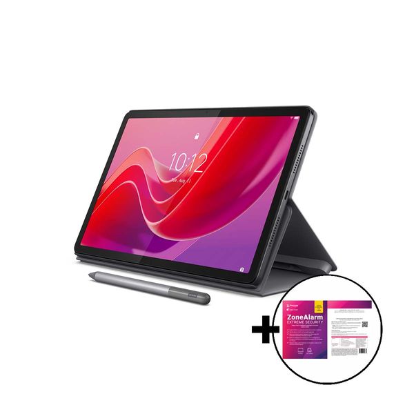 Lenovo Tab M11 &amp Pen 4GB/128GB WiFi Grey &amp Pen &amp Folio Case &amp ZoneAlarm Extreme Security Tablet