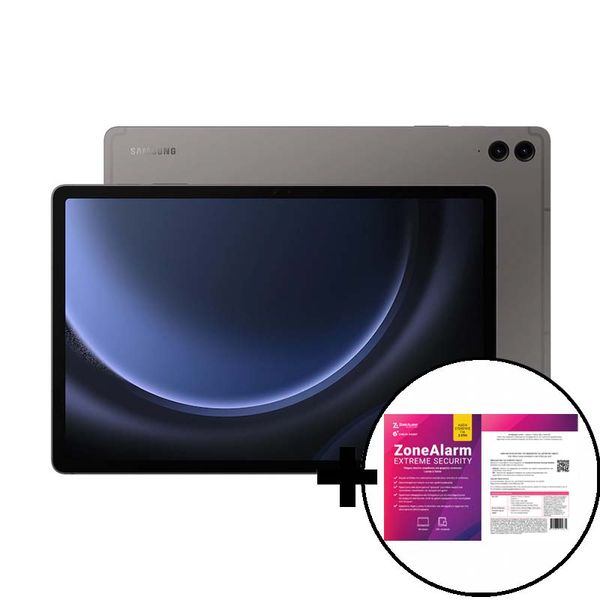 Samsung Galaxy Tab S9 FE+ 8/128GB Wi-Fi Gray &amp ZoneAlarm Extreme Security Tablet