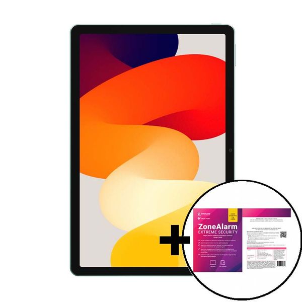 Xiaomi Redmi Pad SE 4GB/128GB Mint Green &amp ZoneAlarm Extreme Security Tablet