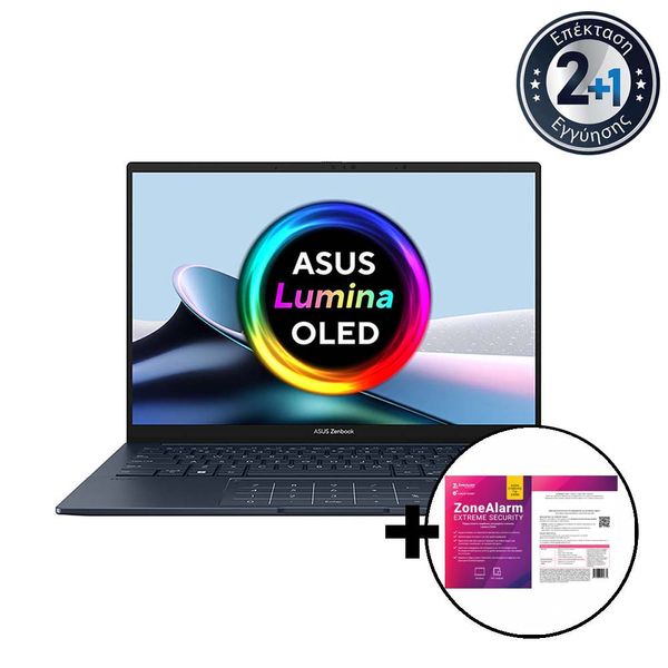Asus Zenbook 14 OLED UX3405MA-PP731X Ultra 7/16GB/1TB &amp ZoneAlarm Extreme Security Laptop