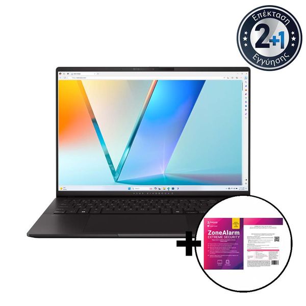 Asus Vivobook S 16 OLED M5606WA-OLED-MX036W Ryzen AI 9 365/24GB/1TB &amp ZoneAlarm Extreme Security Laptop