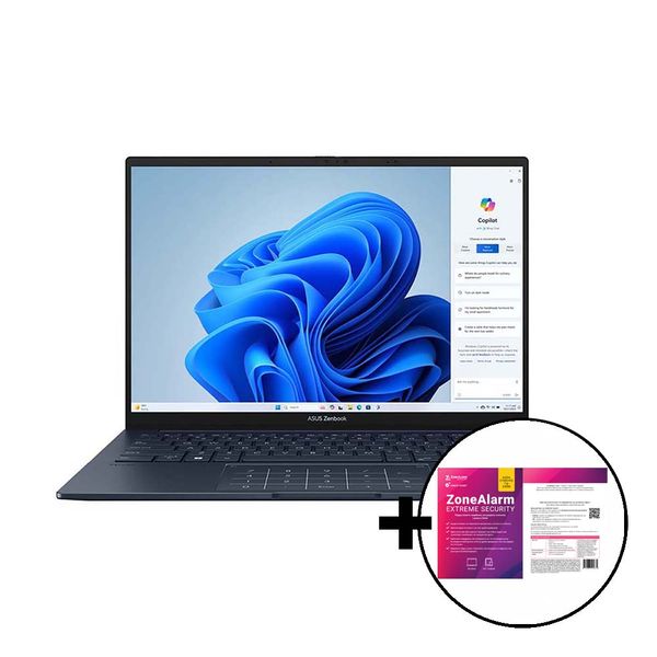 Asus Zenbook 14 OLED UX3405MA-OLED-PP456X Ultra 9/32GB/1TB &amp ZoneAlarm Extreme Security Laptop