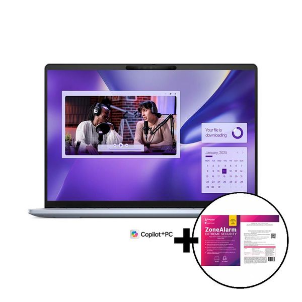 Dell Inspiron 14 Plus Copilot+ X1P-64-100/16GB/1TB &amp ZoneAlarm Extreme Security Laptop