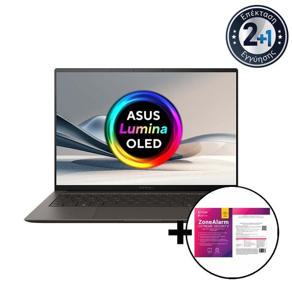 Asus Zenbook S 14 OLED UX5406SA - PZ235X LNL Core Ultra 7/32GB/1TB/Win 11 Pro &amp ZoneAlarm Extreme Security Laptop