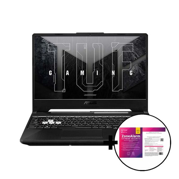 Asus TUF Gaming A15 FA506NF-HN016W R5-7535HS/16GB/512GB RTX 2050 4GB &amp ZoneAlarm Extreme Security Laptop