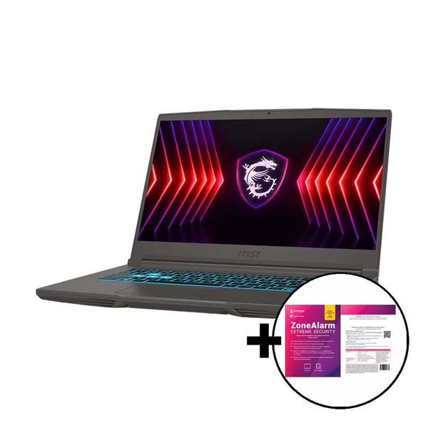 MSI Thin 15 B13UC-1612GR i5-13420H/16GB/512GB RTX3050 4GB &amp ZoneAlarm Extreme Security Laptop