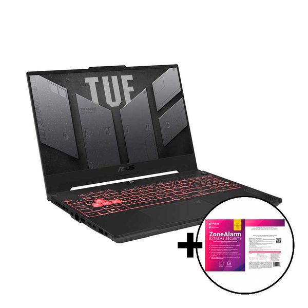 Asus TUF Gaming A15 FA507NU-LP031W R7-7735/16GB/512GB RTX 4050 6GB &amp ZoneAlarm Extreme Security Laptop