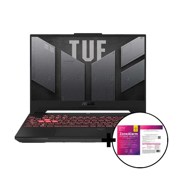 Asus TUF Gaming A15 FA507UV-LP015W Ryzen 9-8945H ΑΙ/16GB/1TB RTX 4060 8GB &amp ZoneAlarm Extreme Security Laptop