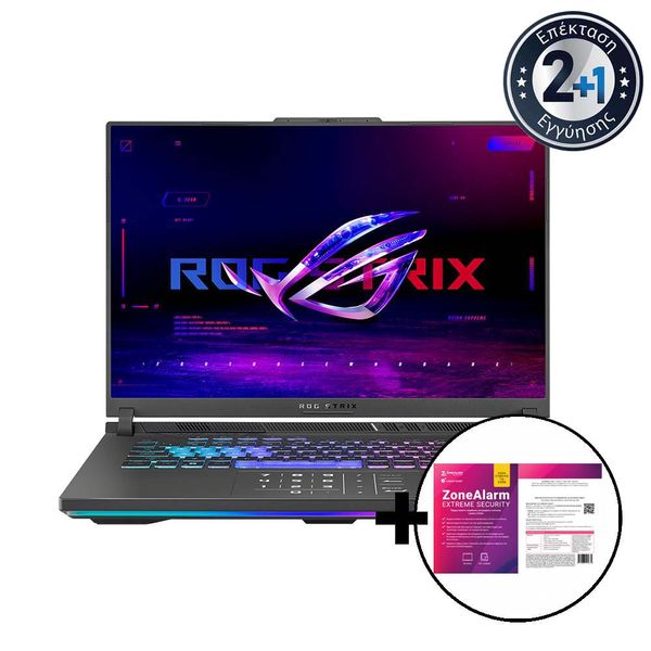 Asus Rog Strix G16 G614JI-N3093W i7-13650/16GB/1TB RTX 4070 8GB &amp ZoneAlarm Extreme Security Laptop