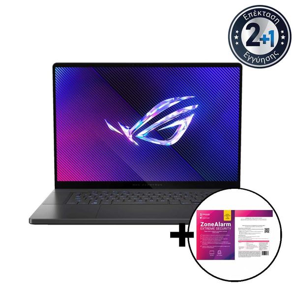 Asus ROG Zephyrus G16 GU605MV-QR197W OLED Ultra 7/32GB/1TB/RTX 4060 8GB &amp ZoneAlarm Extreme Security Laptop