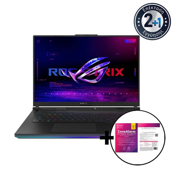 Asus ROG Strix SCAR 18 G834JZR-R6017X 2.5K mLED Intel Core i9-14900HX/32GB/2TB RTX 4080 12GB &amp ZoneAlarm Extreme Security Lap