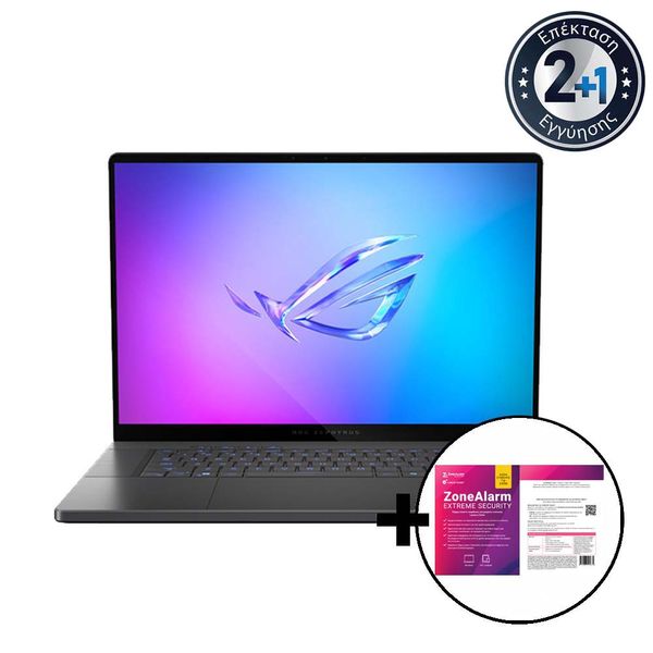 Asus ROG Zephyrus G16 GA605WV-QR053W Ryzen AI 9 HX 370/32GB/1TB RTX 4060 8GB &amp ZoneAlarm Extreme Security Laptop