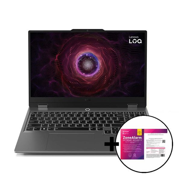 Lenovo LOQ 15ARP9 R5-7235HS/24GB/512GB &amp ZoneAlarm Extreme Security Laptop