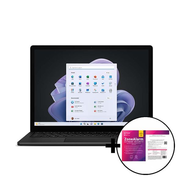 Microsoft Surface Laptop 5 i5-1235U/8GB/512GB Black &amp ZoneAlarm Extreme Security