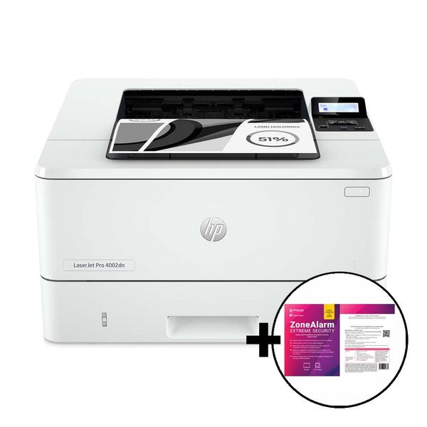 HP Laserjet PRO 4002DN &amp ZoneAlarm Extreme Security Εκτυπωτής