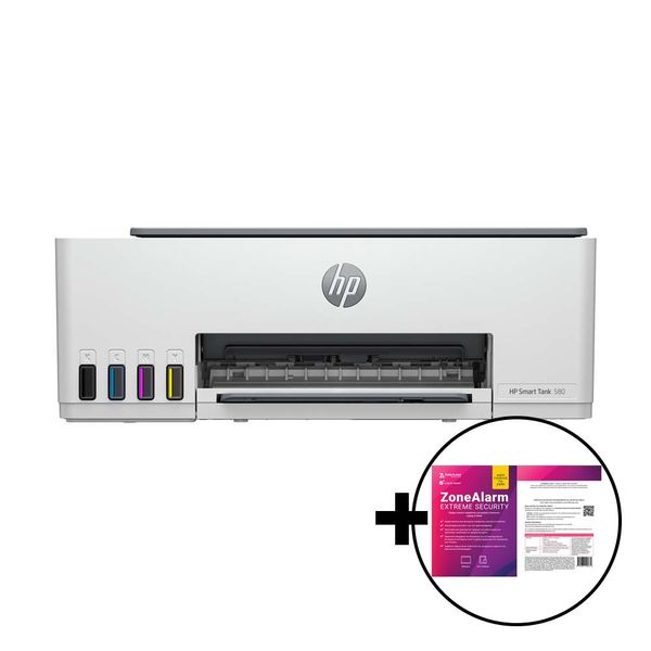 HP Smart Tank 580 &amp ZoneAlarm Extreme Security Πολυμηχάνημα