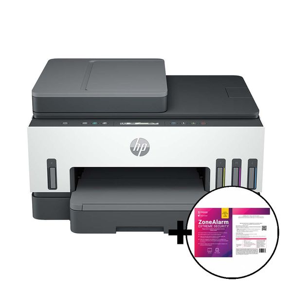 HP Smart Tank 750 All-in-One Ασύρματο έγχρωμο A4 &amp ZoneAlarm Extreme Security Πολυμηχάνημα