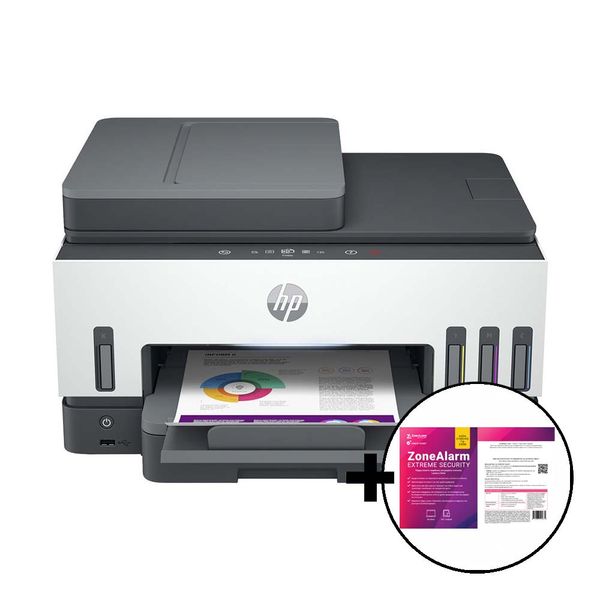 HP Smart Tank 790 All-in-One Ασύρματο έγχρωμο A4 &amp ZoneAlarm Extreme Security Πολυμηχάνημα