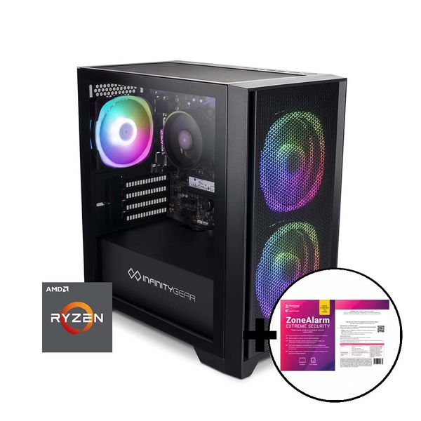 Infinity Gear Core R5 Max Rev.7 &amp ZoneAlarm Extreme Security Desktop PC