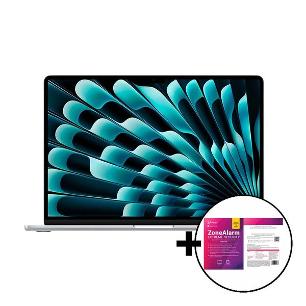 Apple MacBook Air 15 M3 8-Core/16GB/256GB/10-Core GPU Silver &amp ZoneAlarm Extreme Security