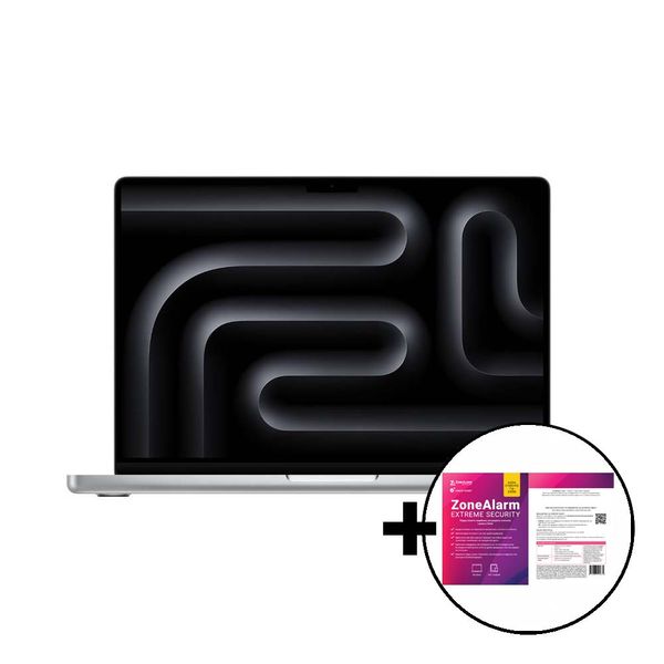 Apple MacBook Pro 14 M4 10-Core/16GB/1TB/10-Core GPU Silver &amp ZoneAlarm Extreme Security Laptop
