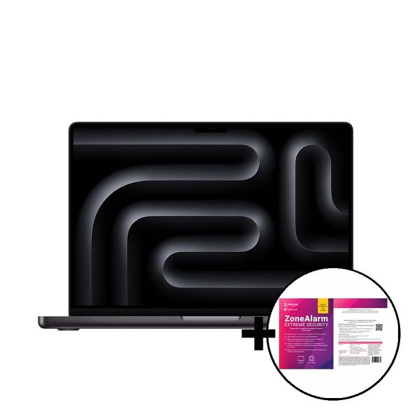 Apple MacBook Max 14 M4 Max 14-Core/36GB/1TB/32-Core GPU Space Black &amp ZoneAlarm Extreme Security Laptop