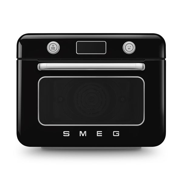 Smeg COF01BLEU Combi Black Φουρνάκι