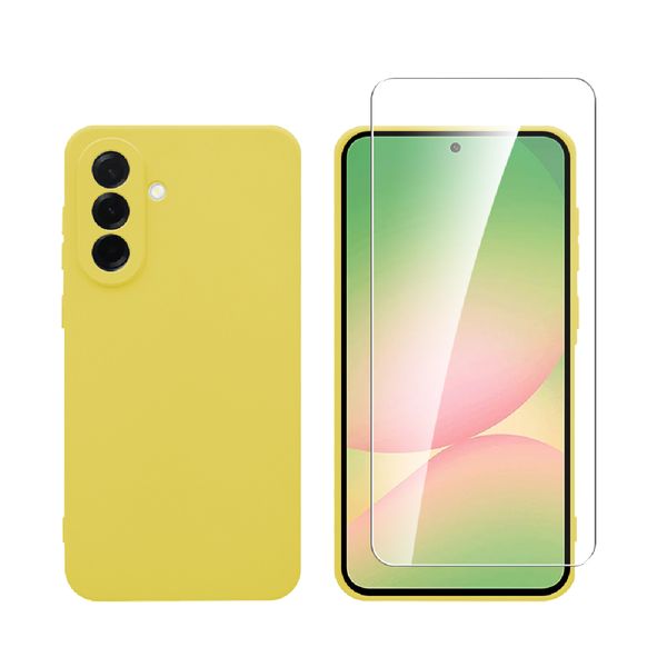 Redshield Samsung Galaxy A56 Silicone Yellow Θήκη Κινητού & Προστατευτικό Οθόνης
