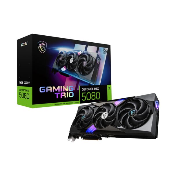 MSI GeForce RTX 5080 16G Gaming Trio OC Κάρτα Γραφικών