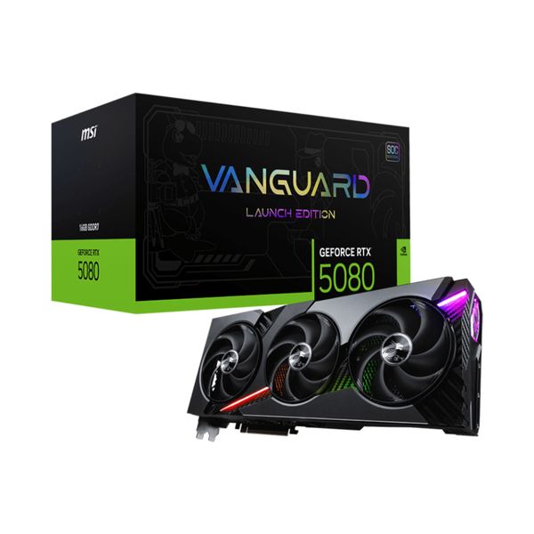 MSI GeForce RTX 5080 16G Vanguard Soc Launch Edition Κάρτα Γραφικών