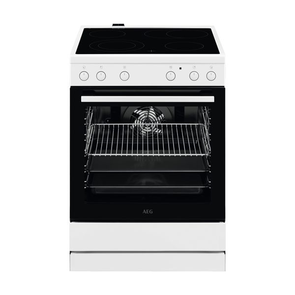 AEG CCB6400NBW White Κουζίνα Κεραμική