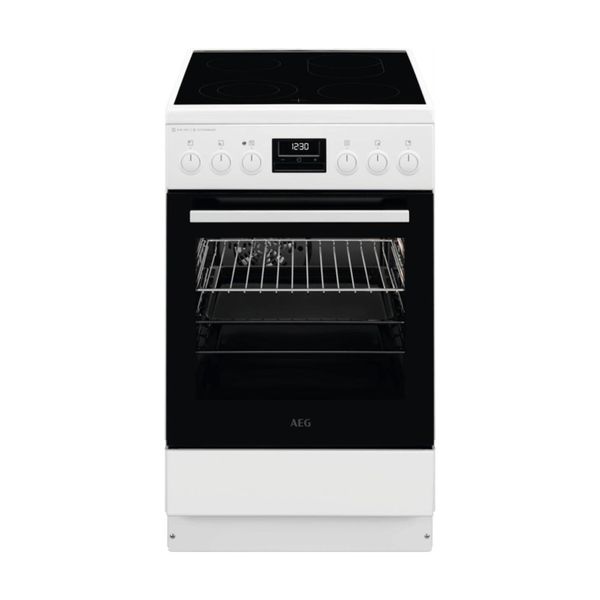 AEG CCB56491BW White Κουζίνα Κεραμική