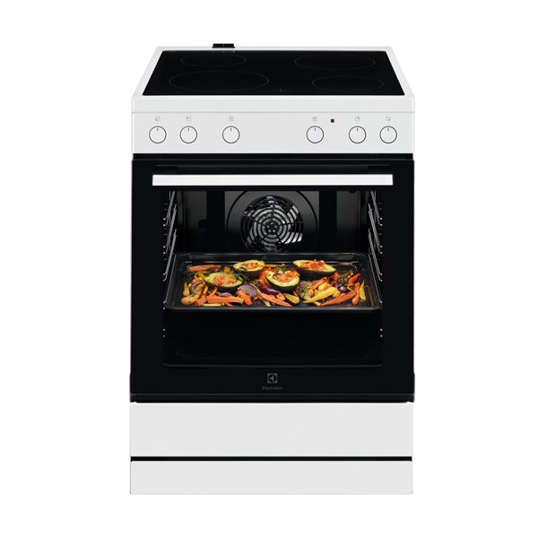 Electrolux LKR62001CW White Κουζίνα Κεραμική