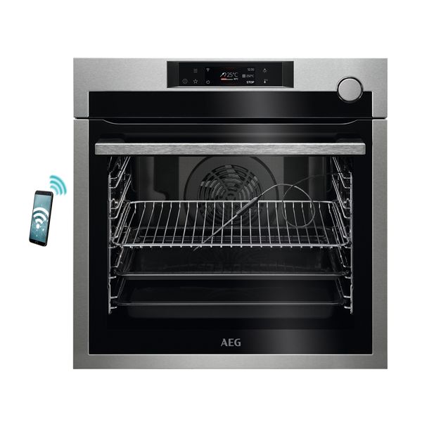 AEG BSE778380M Inox Φούρνος Εντοιχιζόμενος