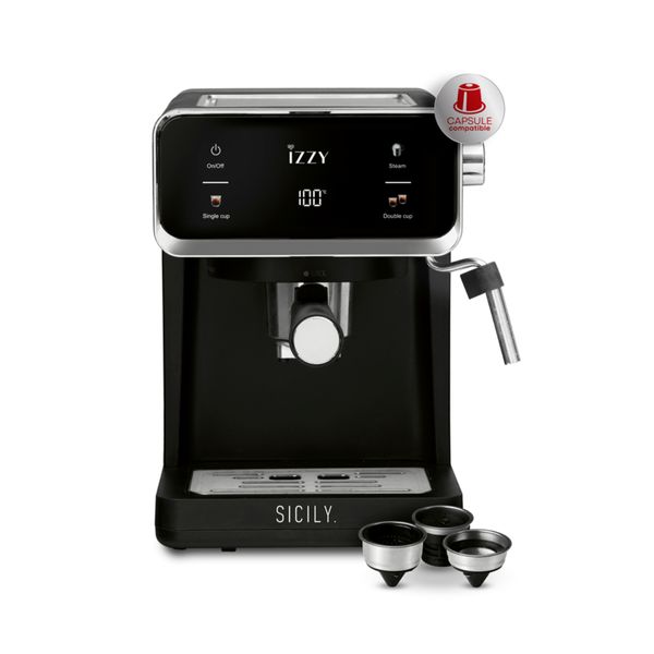 Izzy 3 σε 1 Sicily IZ-6017 Ημιαυτόματη Μηχανή Espresso