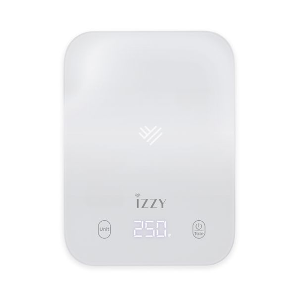 Izzy White Glass ΙΖ 7012 Ζυγαριά Κουζίνας